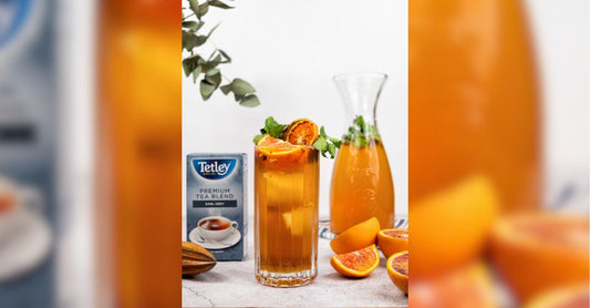 Tetley Earl Grey Tea with Blood Orange and Mint Iced Tea
