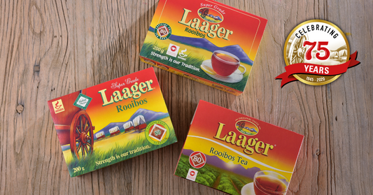 Laager Rooibos and  With Love From the Twins Enjoy double 75th celebration in 2020