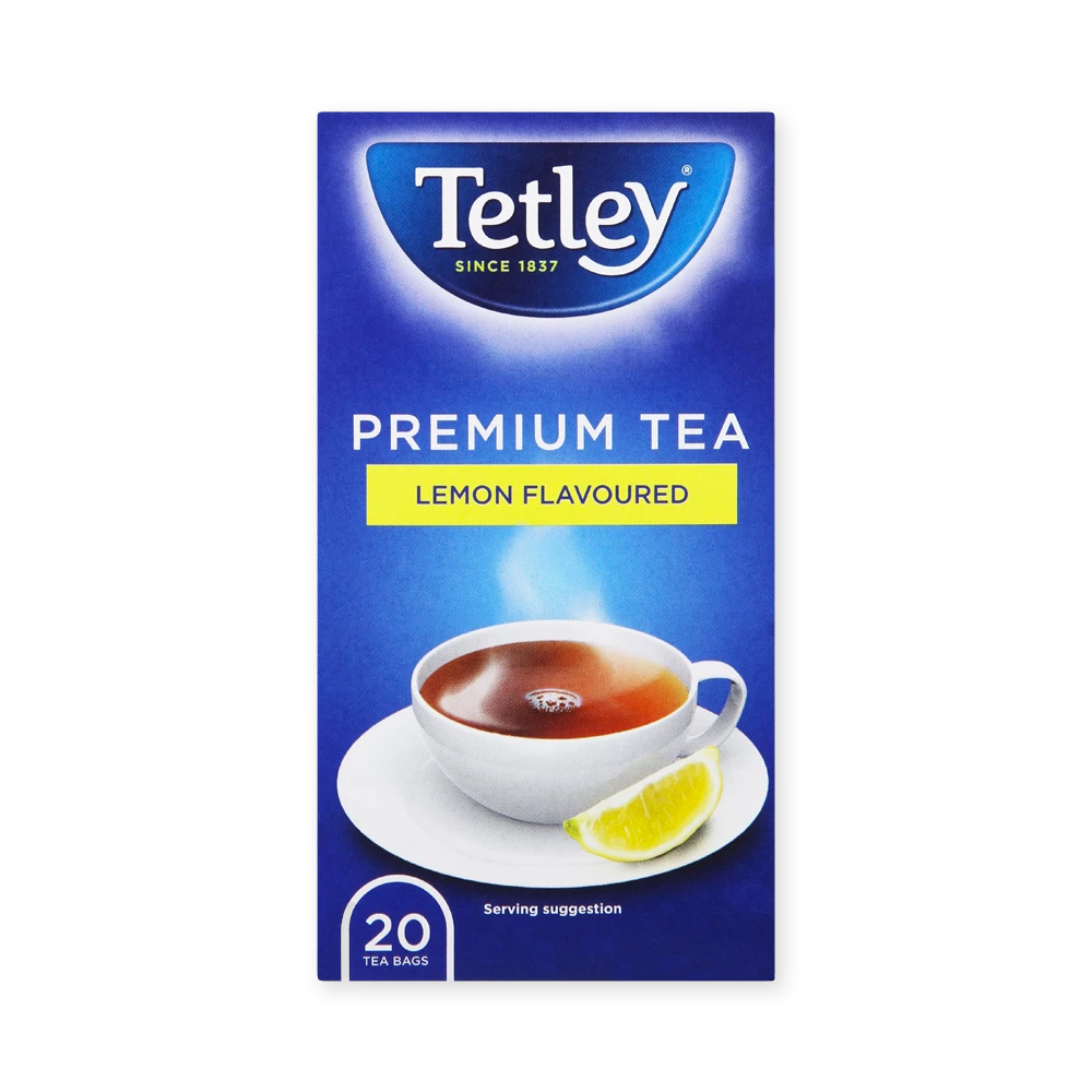 Tetley Lemon flavoured Black tea 20s