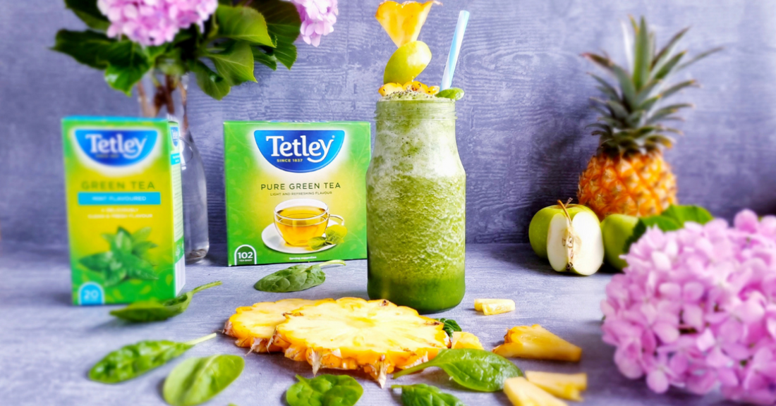 Tetley Green tea Pineapple smoothie