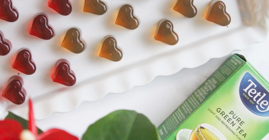 Tetley Green tea infused gummies