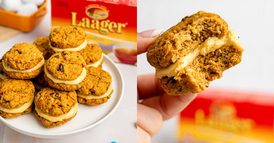 Laager Carrot Cake Cookie Sandwiches