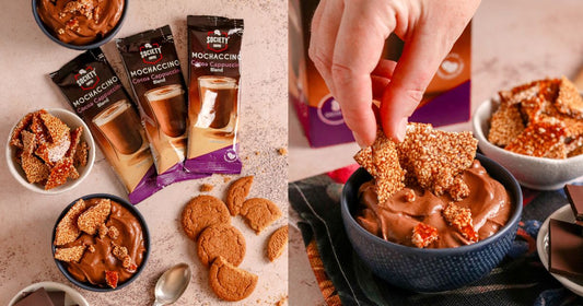 Dark Chocolate Mousse With Sesame Brittle