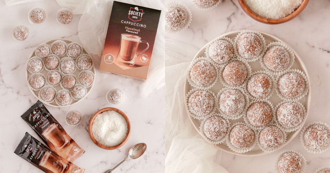 Society Cappuccino Snowball Truffles