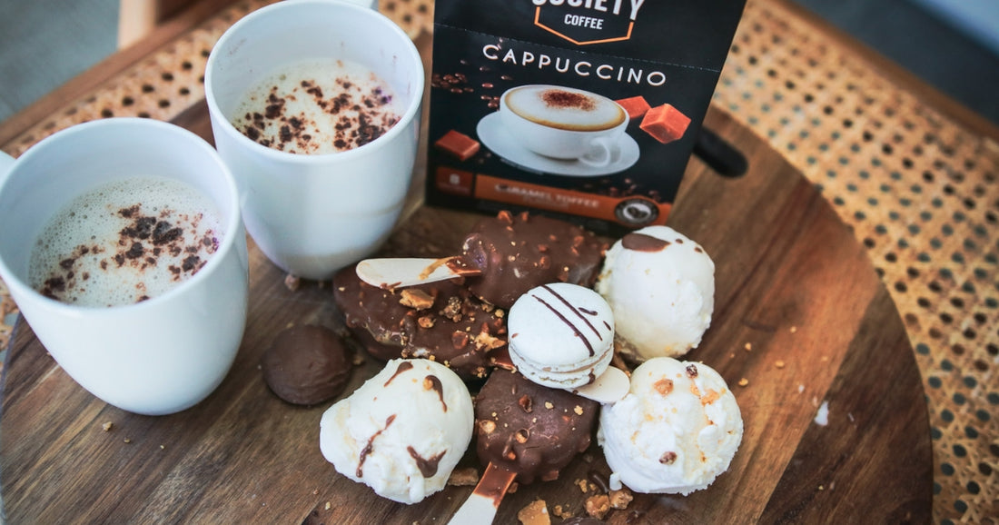 Society Cappuccino & Caramel Ice Cream Bars