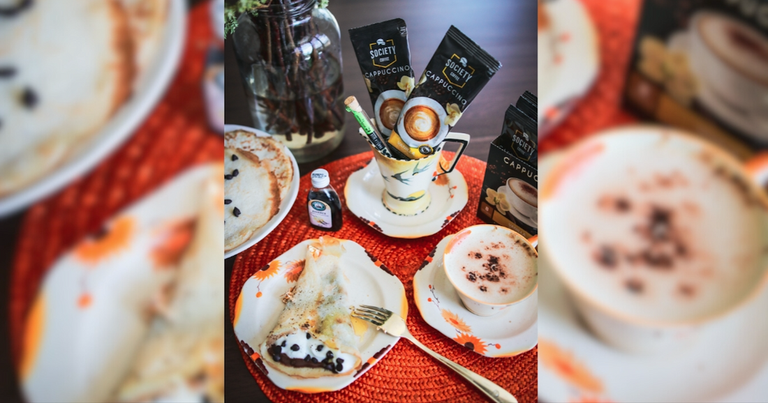 Society Cappuccino Chocolate Pancakes
