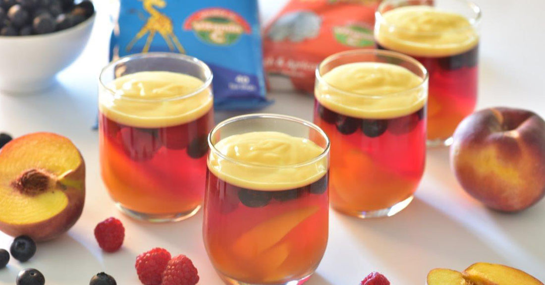 Tea4Kidz + Peach & Apricot infused Fruit Jellies