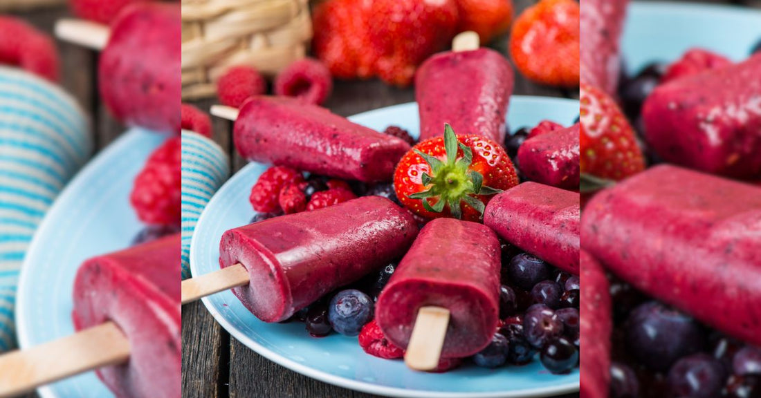 Berry “Bloody” Ice Lollies