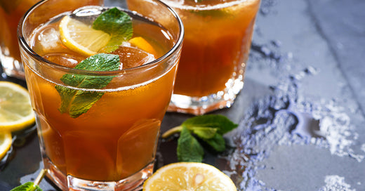 Lemon Flavoured Tetley Green Iced Tea With Rum