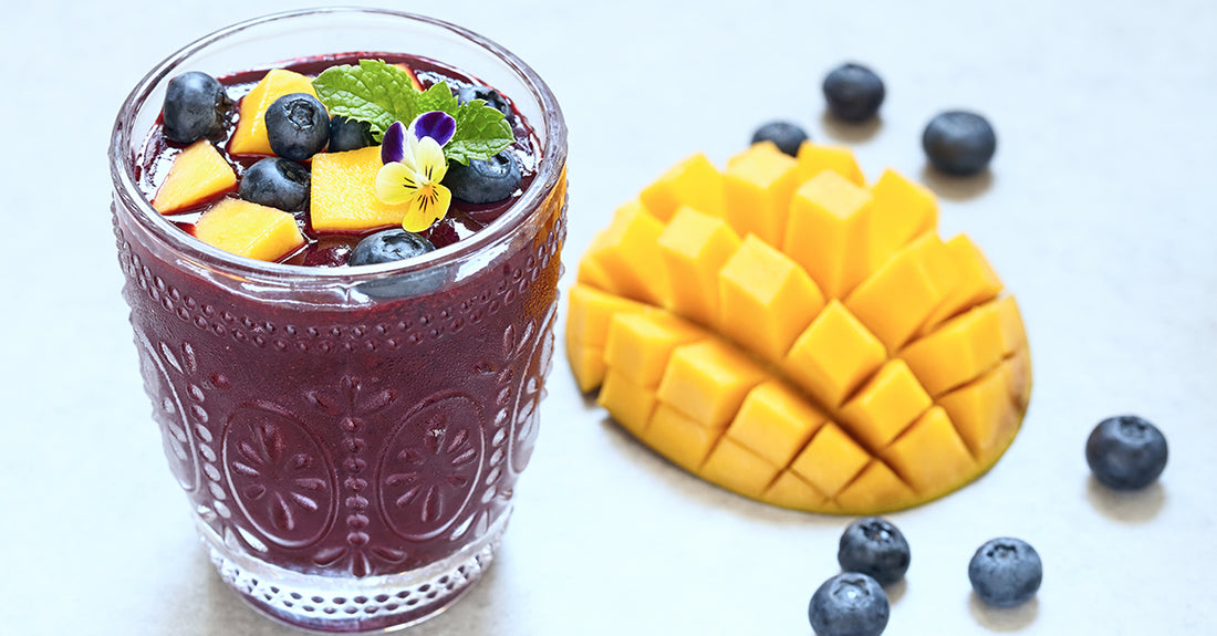 Blueberry and Mango Smoothie