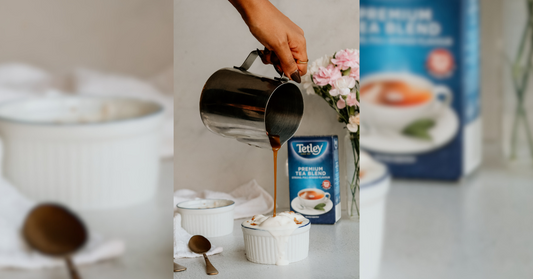 Tetley Malva Pudding Flavour Ice Cream