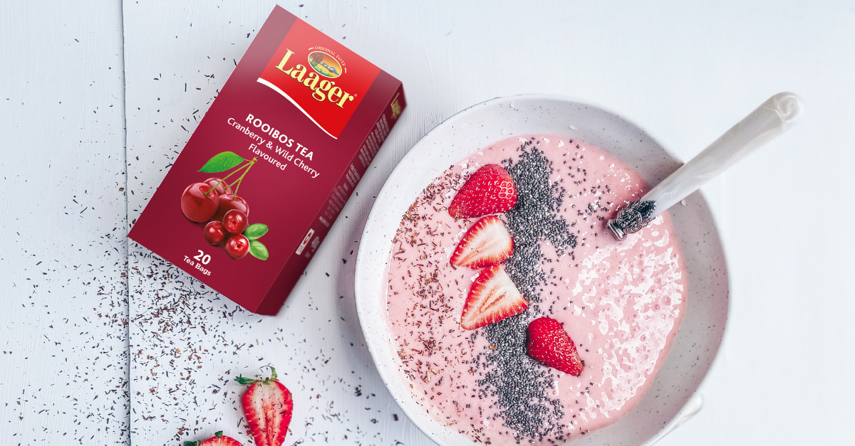 Laager Rooibos Strawberry Smoothie Bowl – Joekels Tea Shop