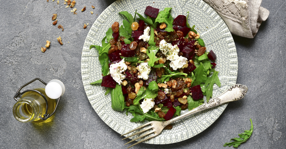 Beetroot and Feta Salad with Laager Rooibos Dressing