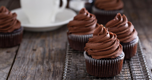 Chocolate cappuccino cupcakes