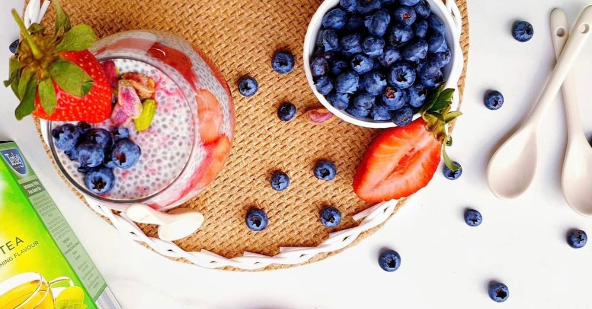 Berry-licious Tetley Green tea infused Chia pudding – Joekels Tea Shop