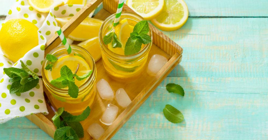 Tetley Mint flavoured ice tea Mocktail