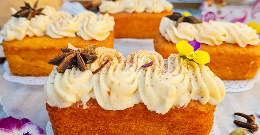Tetley Masala Chai Loaf cake