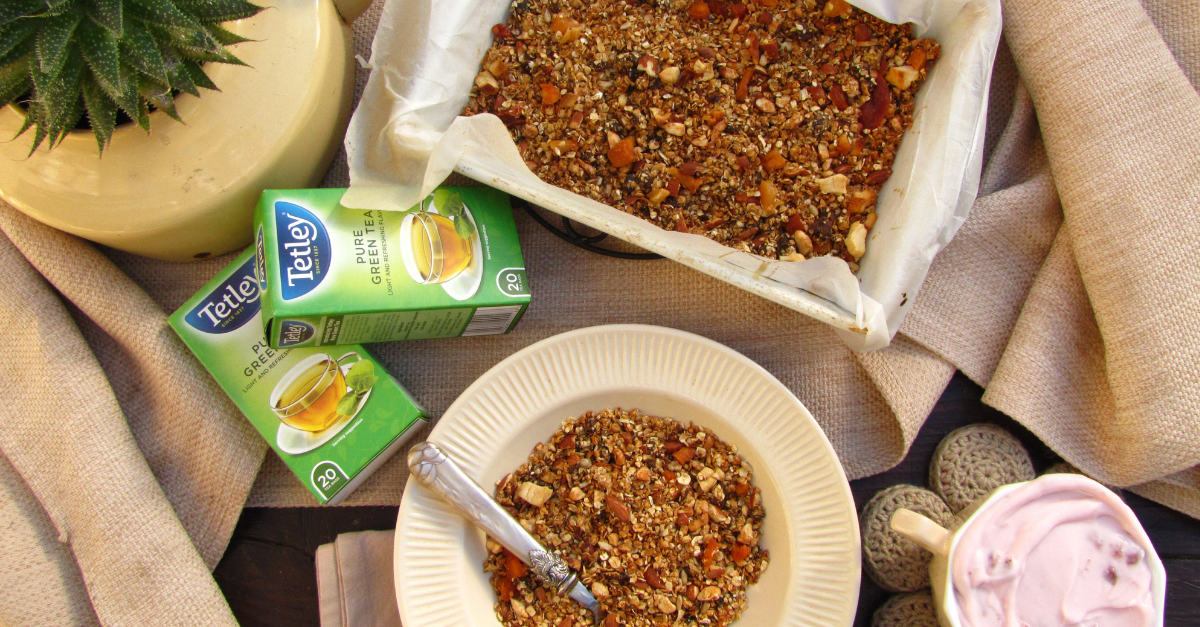 Tetley Green tea infused Granola Crunch – Joekels Tea Shop