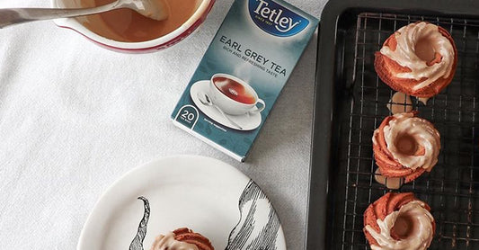 Tetley Earl Grey Bundt Cake with infused icing