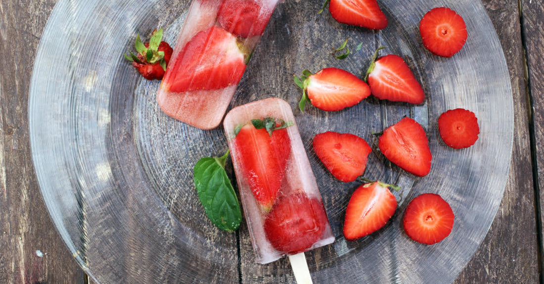 Tea4Kidz strawberry lollies