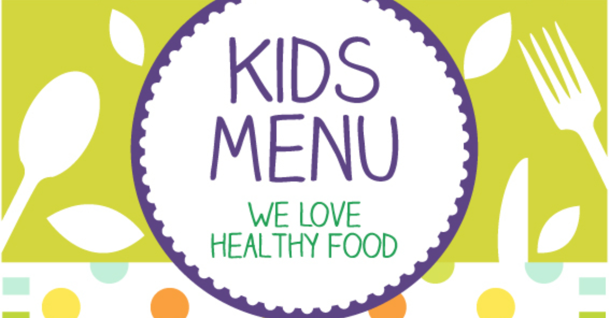 1 day sample menu for kids – Joekels Tea Shop