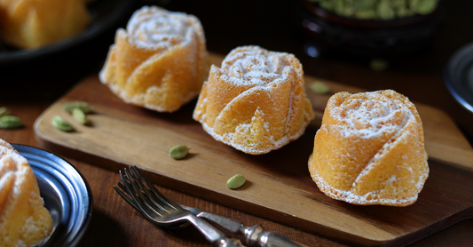 Tetley Chai Semolina cake