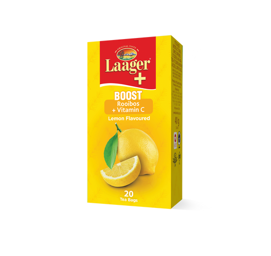 Laager+ BOOST: Lemon flavoured Rooibos with Vitamin C 20s