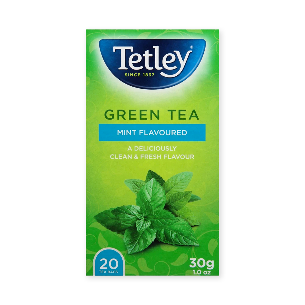 Tetley Mint flavoured Green tea 20's