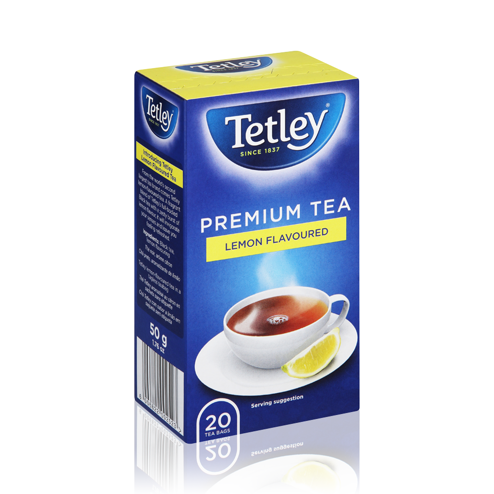 Tetley Lemon flavoured Black tea 20s